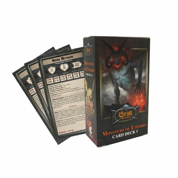 Grim Hollow: Monsters of Etharis - Card Deck 1