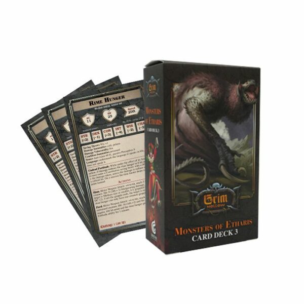 Grim Hollow: Monsters of Etharis - Card Deck 3
