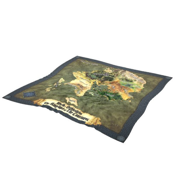 Sebastian Crowe's Guide to Drakkenheim: World of Drakkenheim Fabric Map