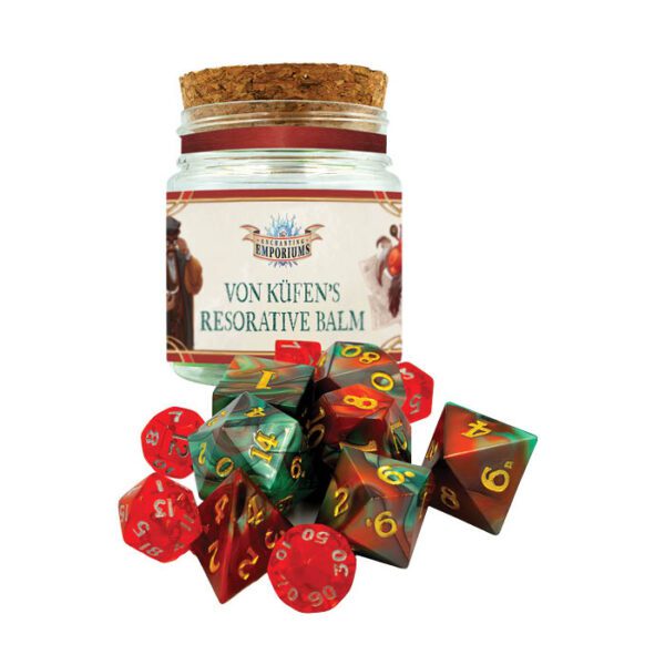 Enchanting Emporiums: Von Kufen's Restorative Balm Dice Set