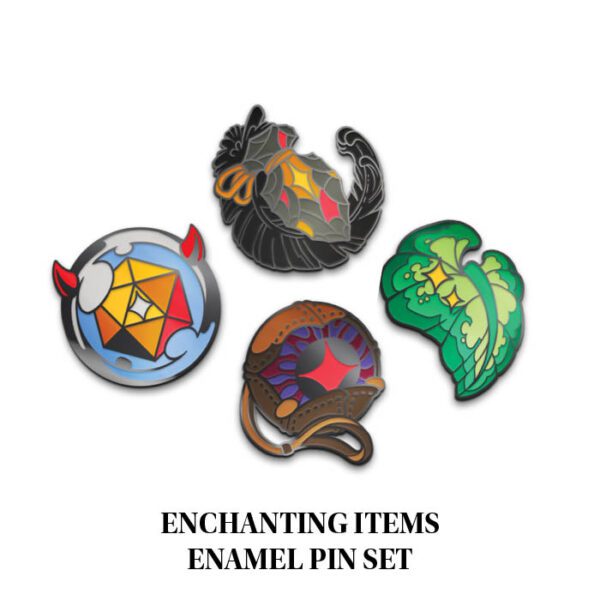 Enchanting Emporiums: Enchanted Items Pin Set